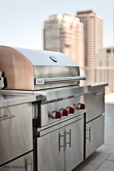 Wolf BBQ and stainless steel countertops